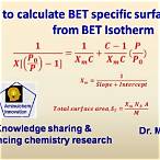bet surface area calculation